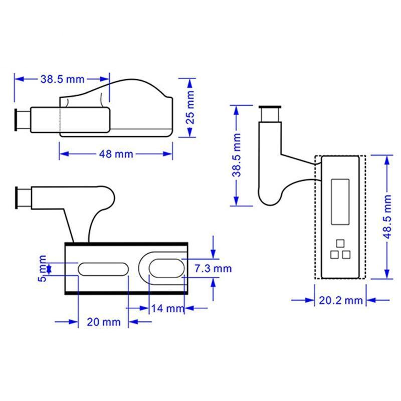 Lâmpada Com Sensor Para Dobradiça De Armário (10 Peças)